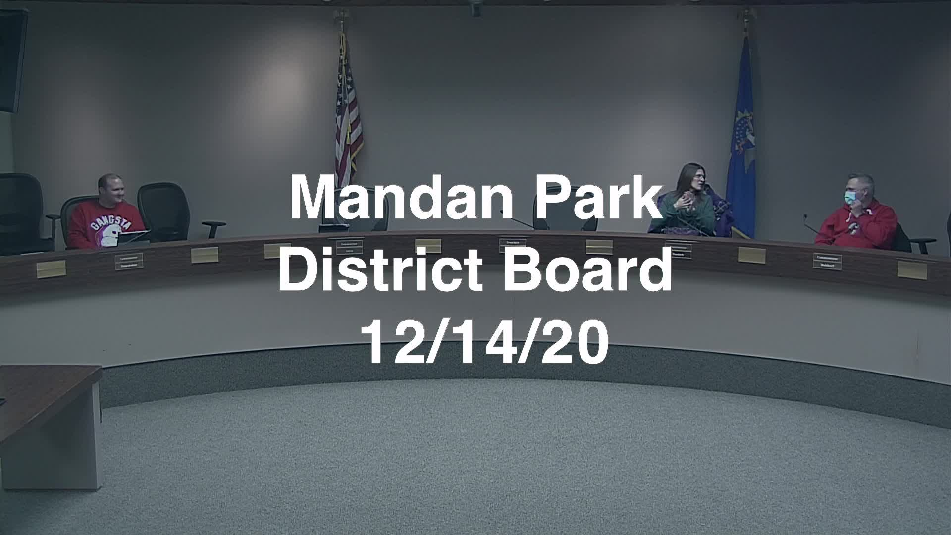  Mandan Park Board Replay 12/14/20