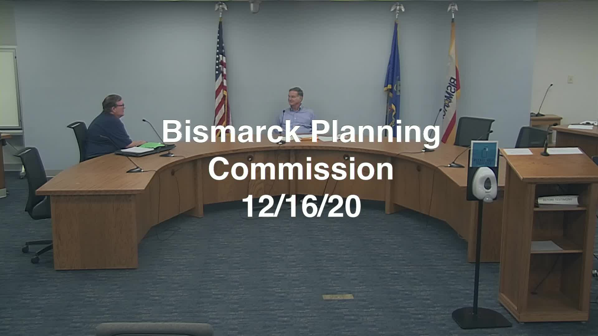 Bismarck City Planning & Zoning Replay 12/16/20
