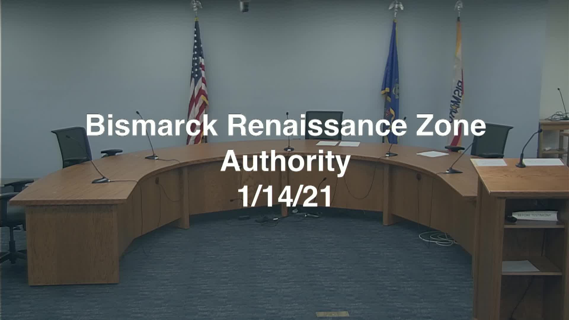 Bismarck Renaissance Zone Authority Replay 1/14/21