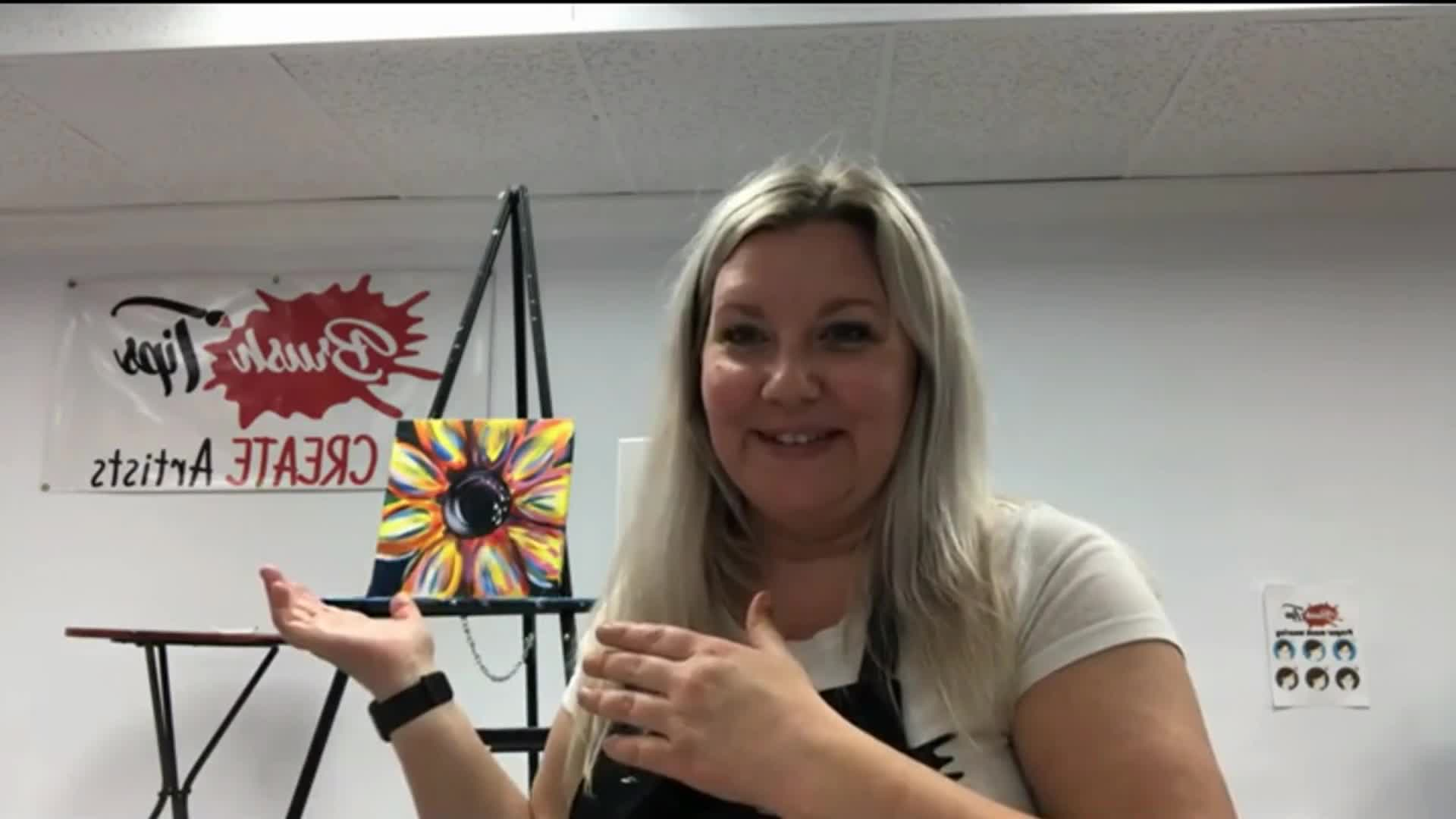 Brush Tips with Cheri - Abstract Flower