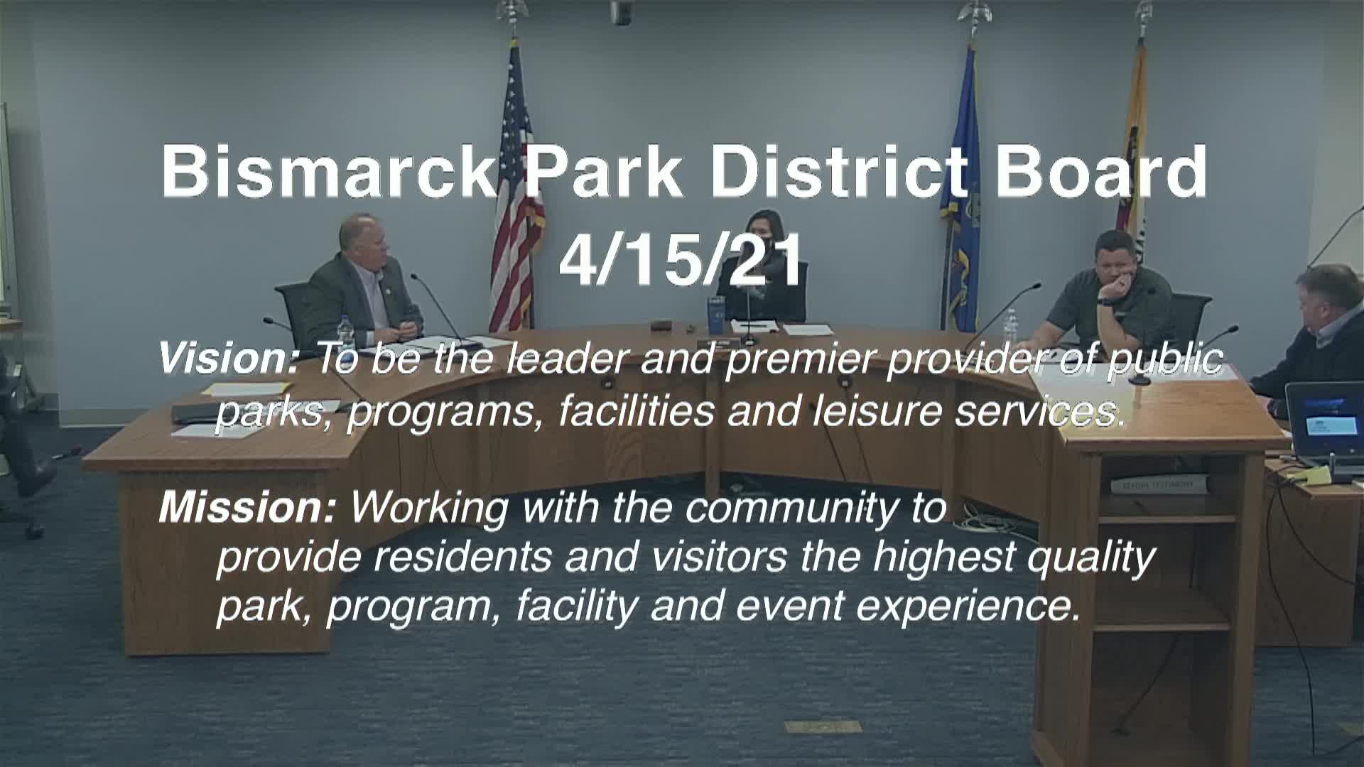 Bismarck Park Board Replay 4/15/21