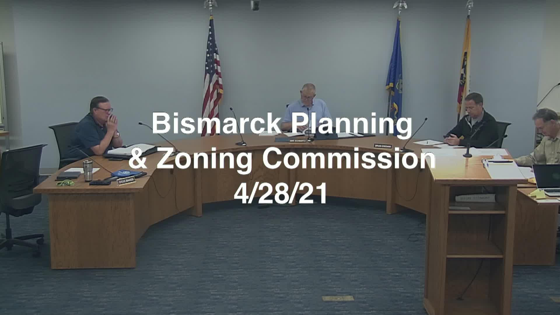 Bismarck City Planning & Zoning Replay 4/28/21