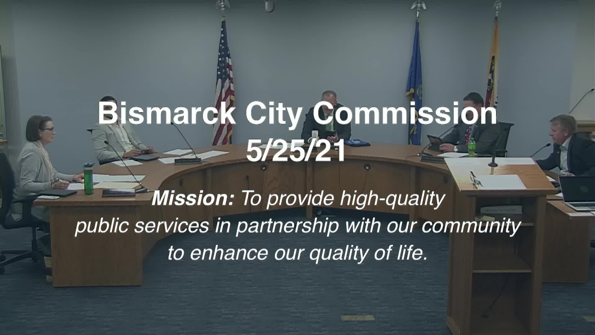 Bismarck City Commission Replay 5/25/21