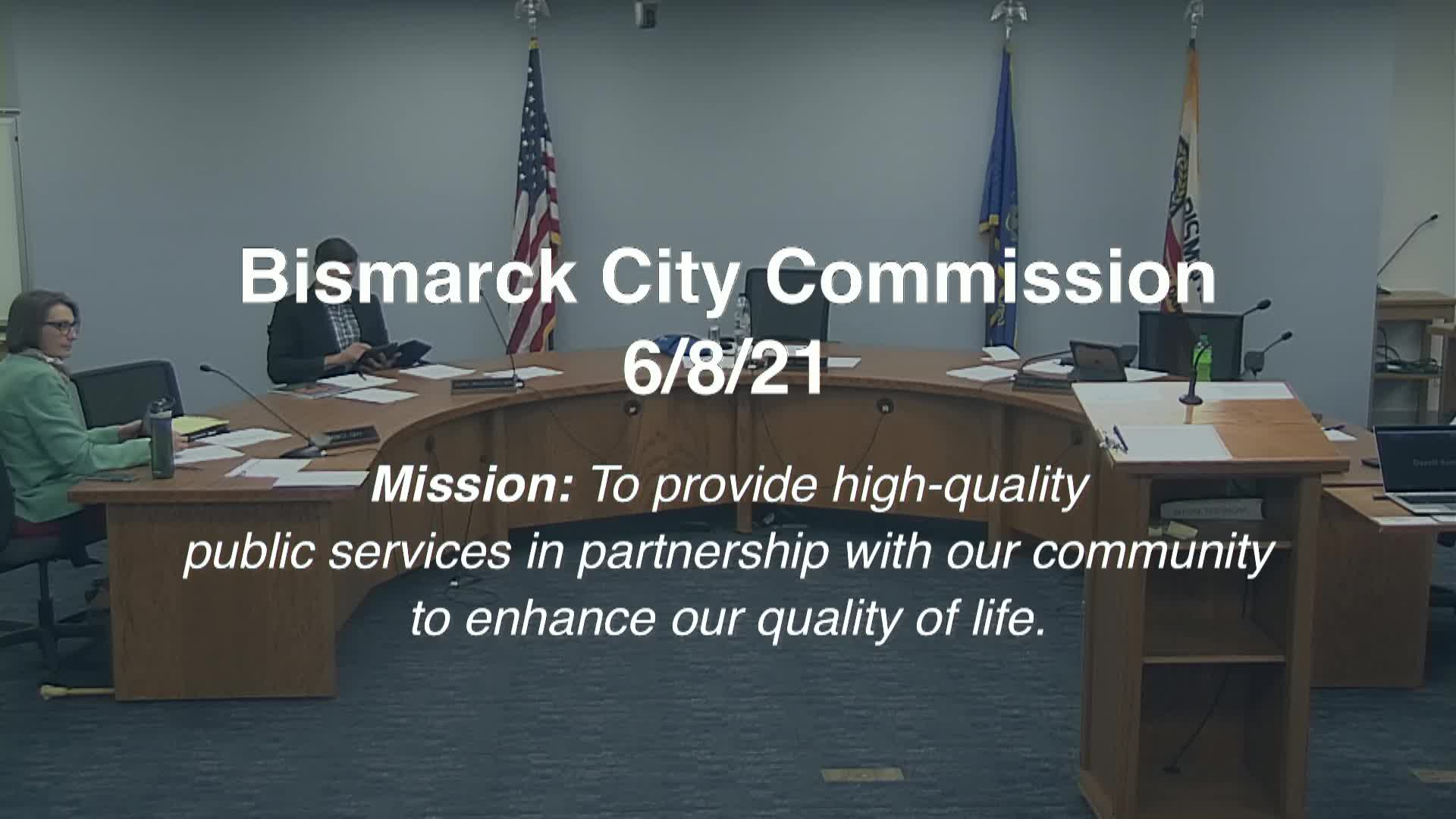 Bismarck City Commission Replay 6/8/21