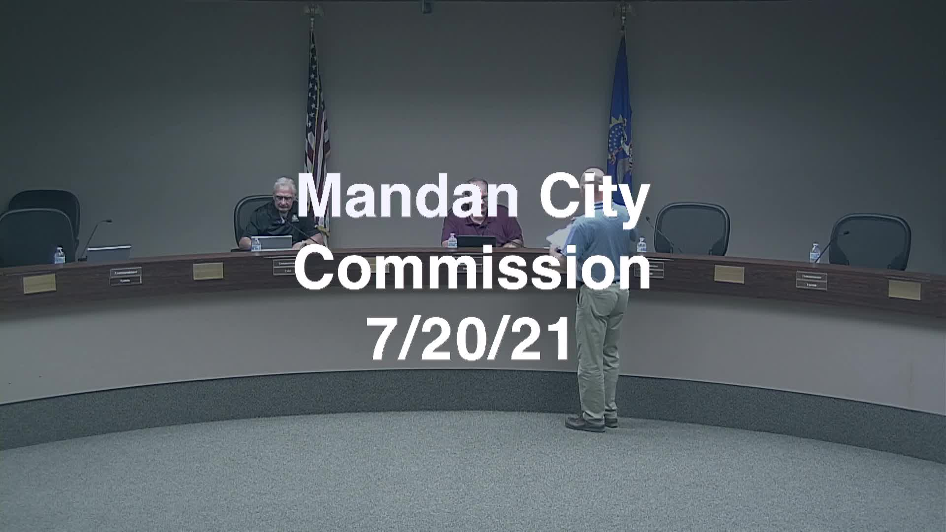 Mandan City Commission Replay 7/20/21