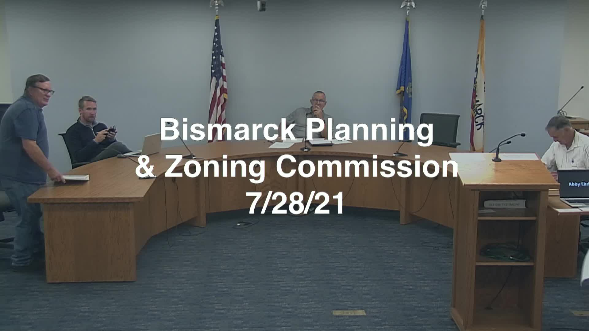 Bismarck City Planning & Zoning Replay 7/28/21