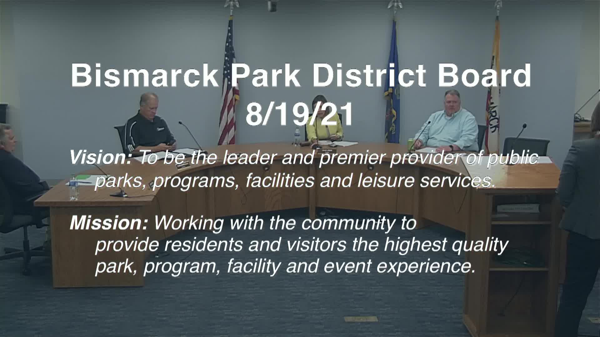 Bismarck Park Board Replay 8/19/21
