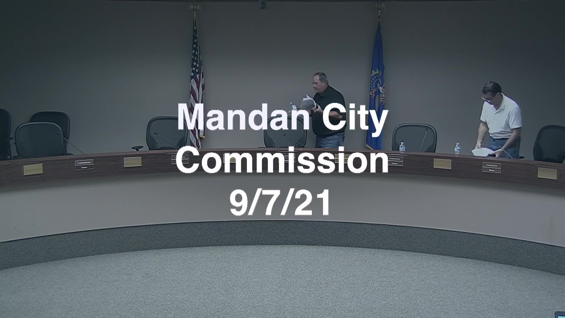 Mandan City Commission Replay 9/7/21