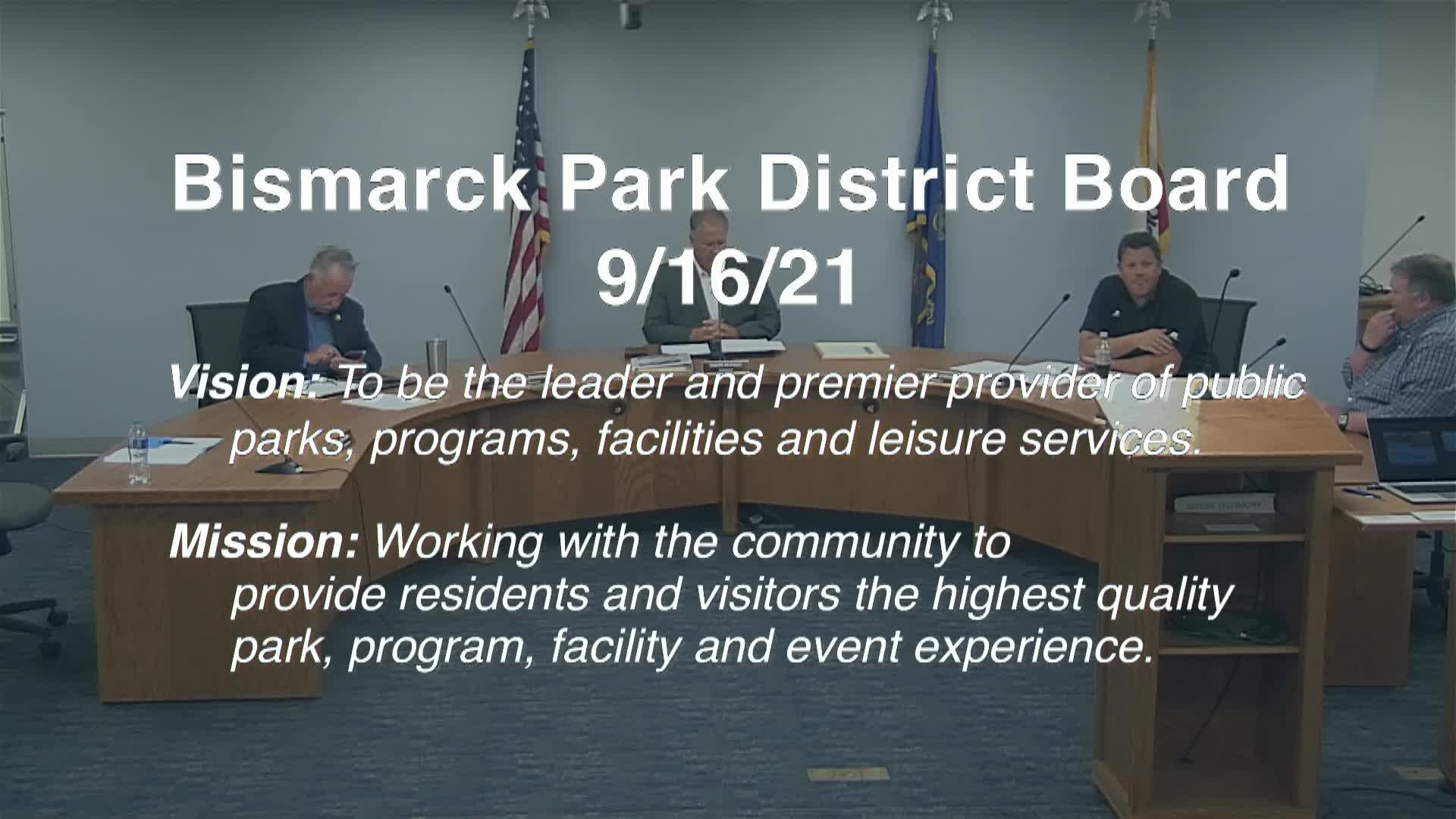 Bismarck Park Board Replay 9/16/21