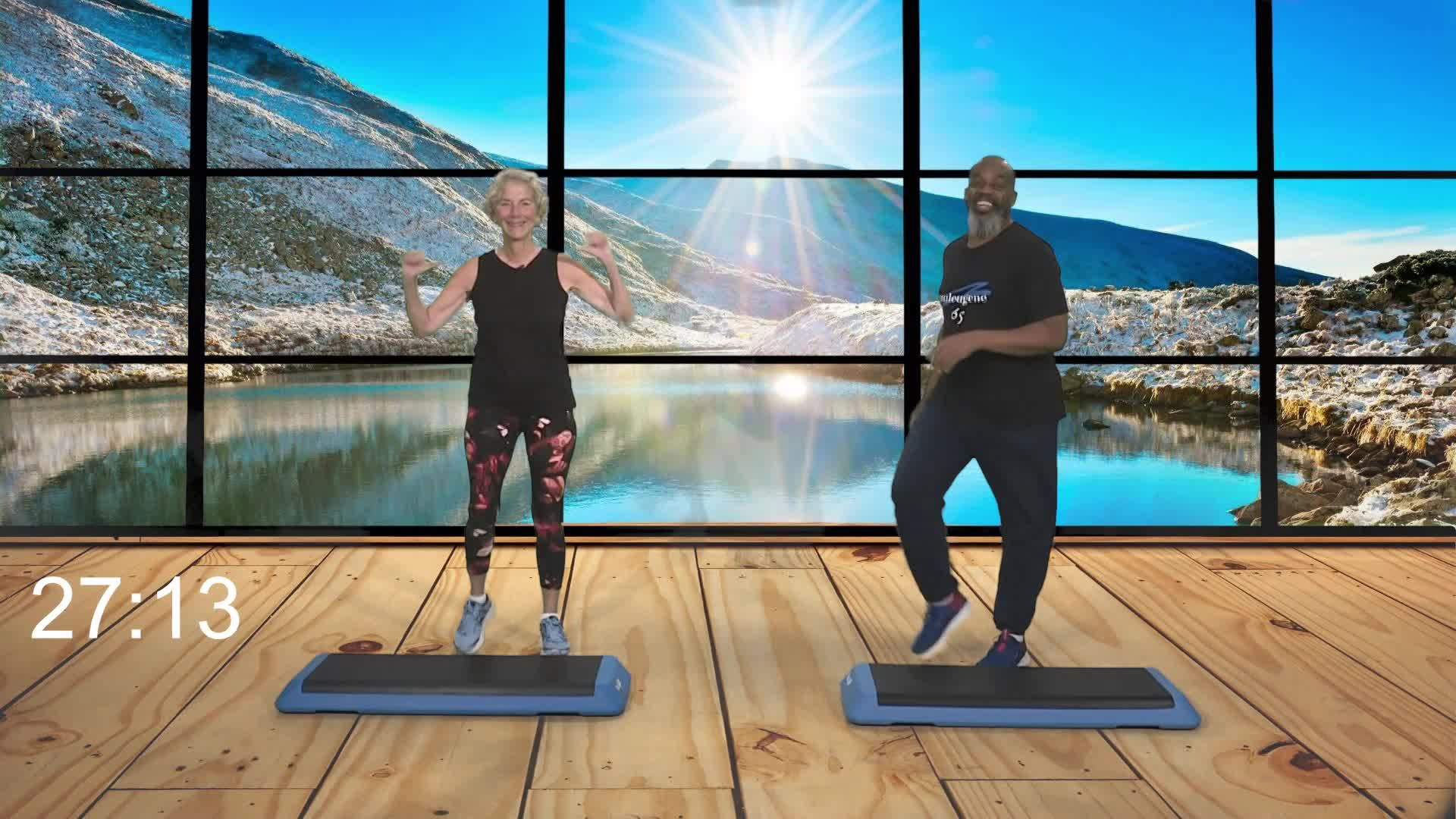 Exercising with Paul Eugene: Senior Step Aerobics