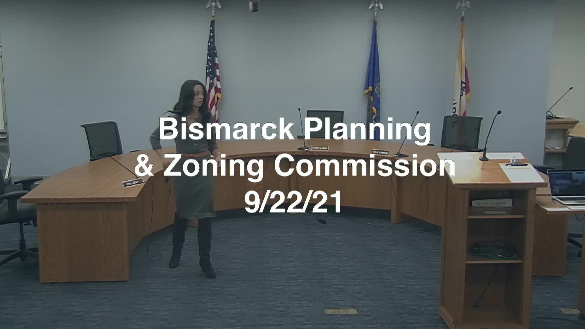 Bismarck City Planning & Zoning Replay 9/22/21