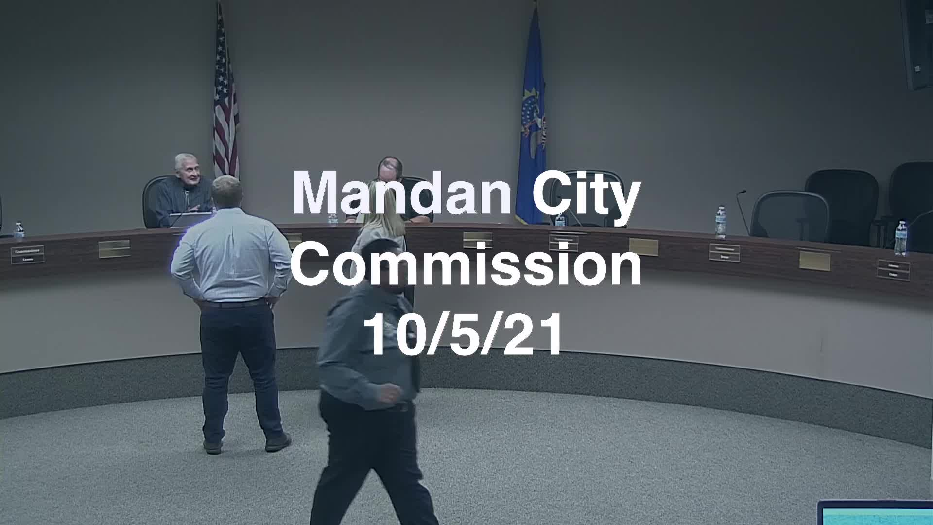 Mandan City Commission Replay 10/5/21