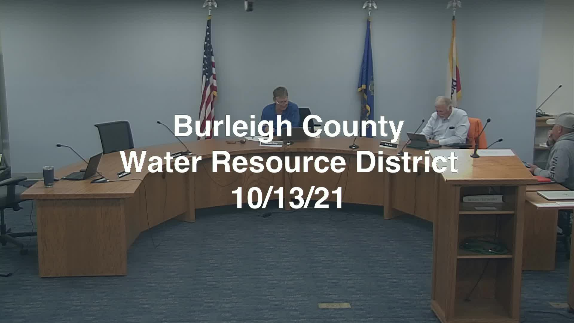 Burleigh Water Resource District Replay 10/13/21