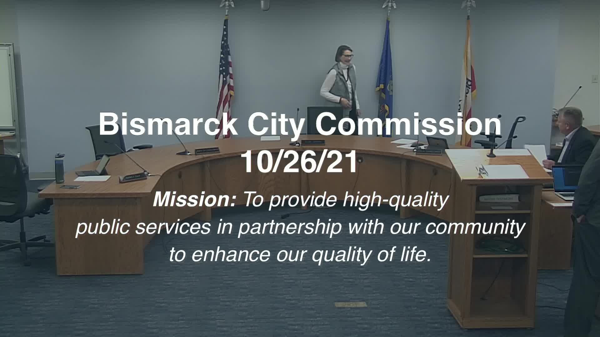 Bismarck City Commission Replay 10/26/21