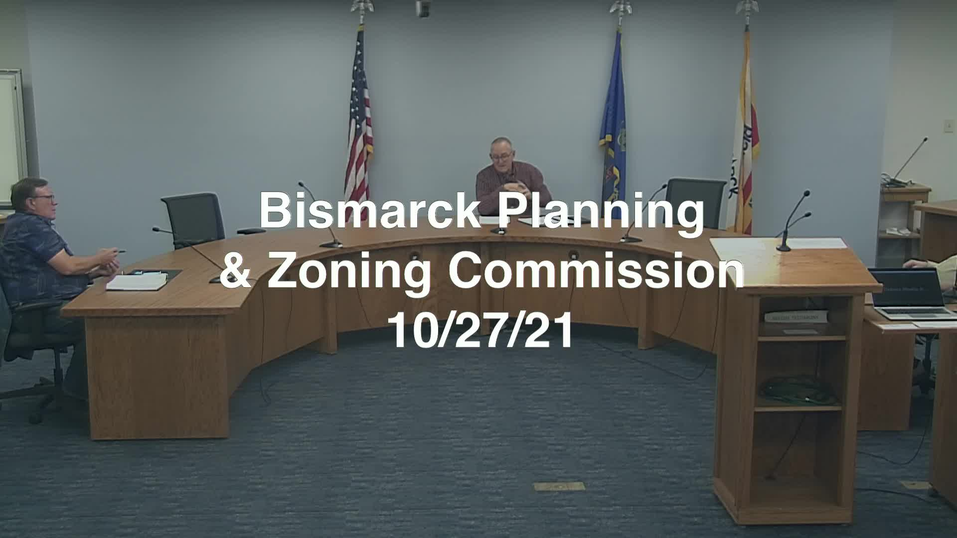 Bismarck City Planning & Zoning Replay 10/27/21