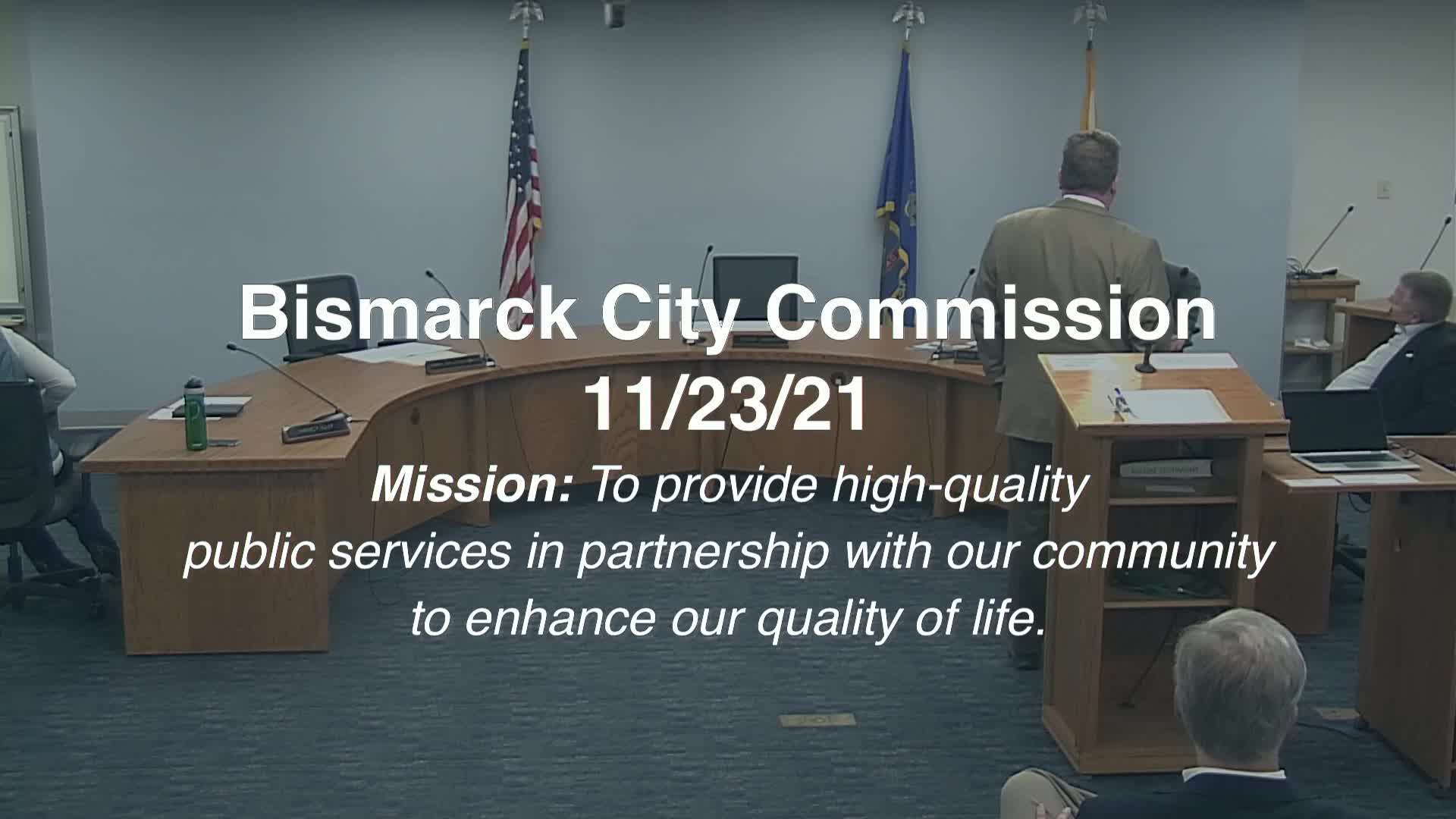 Bismarck City Commission Replay 11/23/21