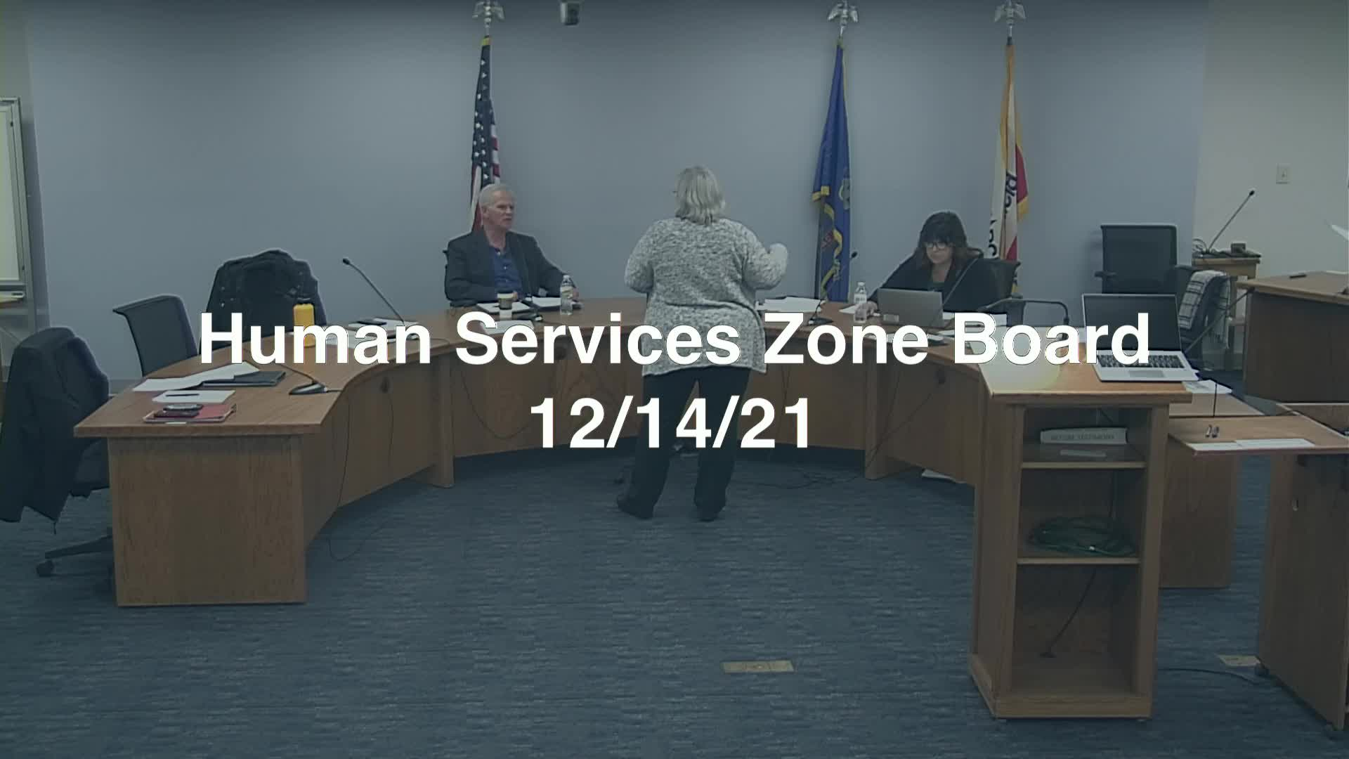 Burleigh County Human Service Zone Board Meeting Replay 12/14/21