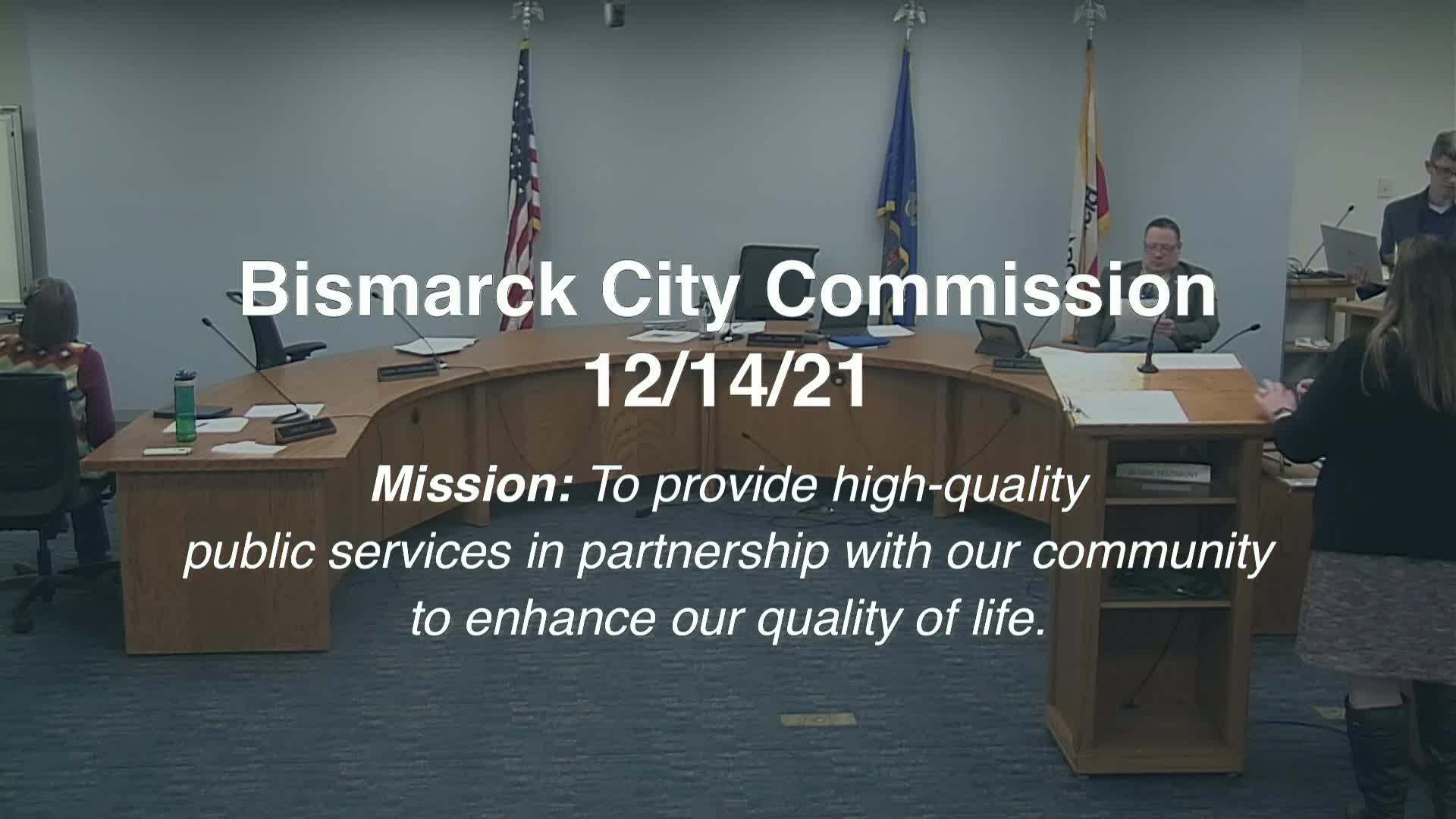 Bismarck City Commission Replay 12/14/21
