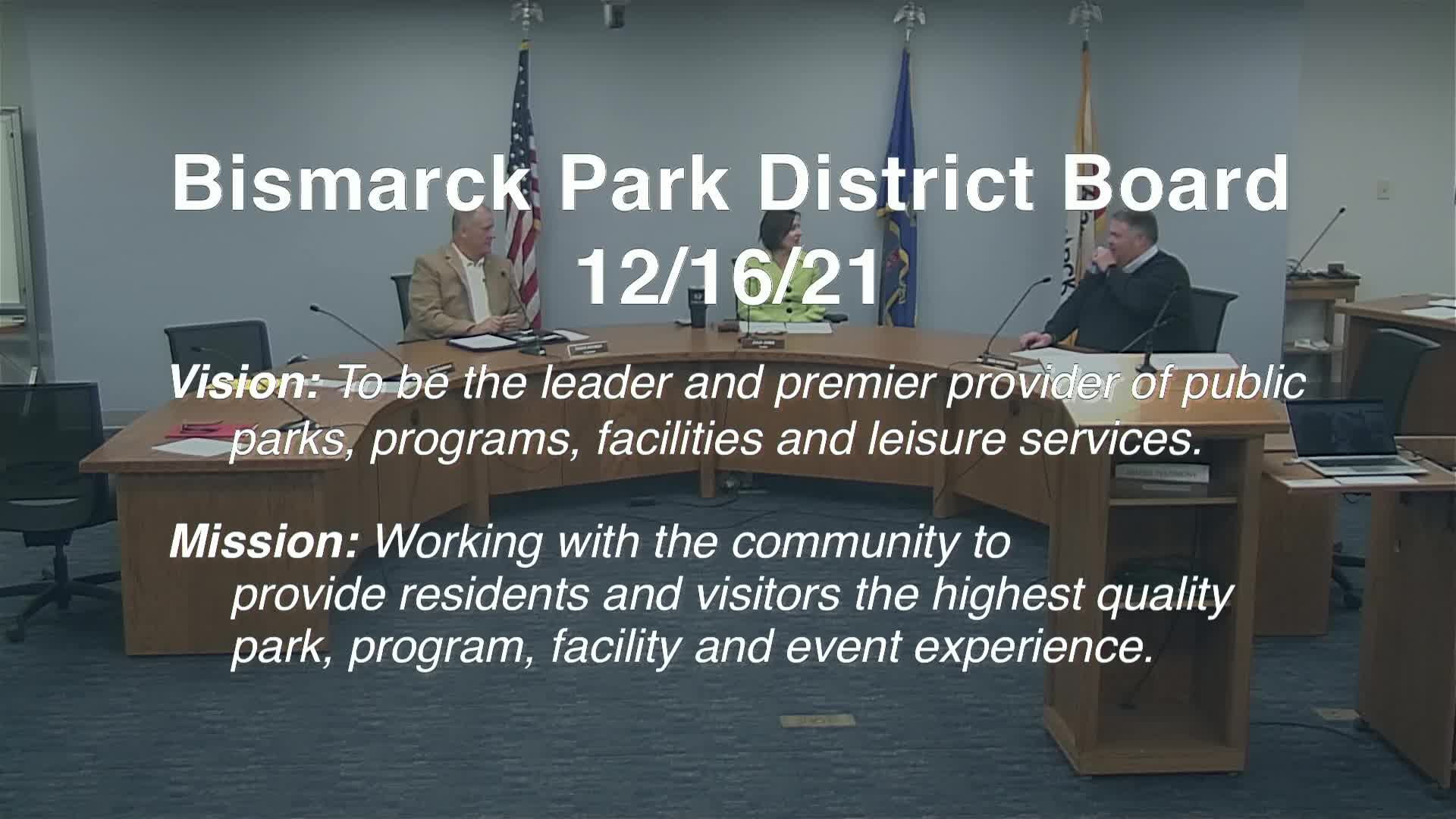 Bismarck Park Board Replay 12/16/21