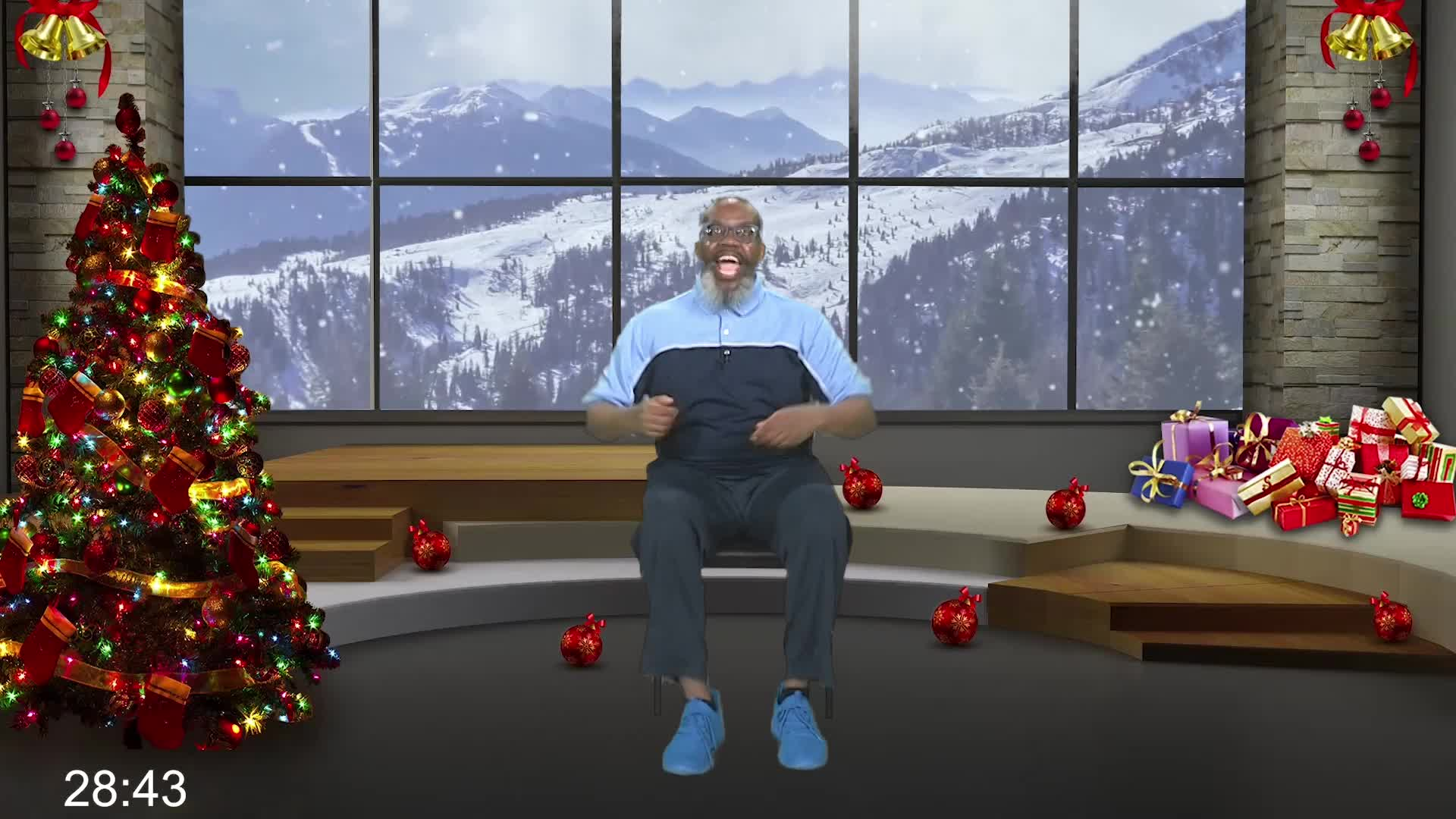 Exercising with Paul Eugene: Christmas Chair Workout