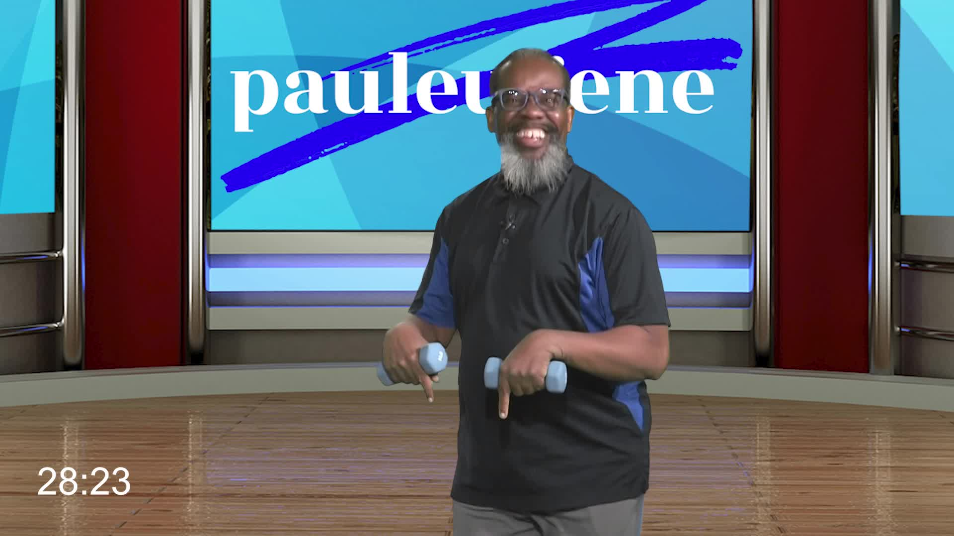 Exercising with Paul Eugene: Walk Tone with Dumbbells