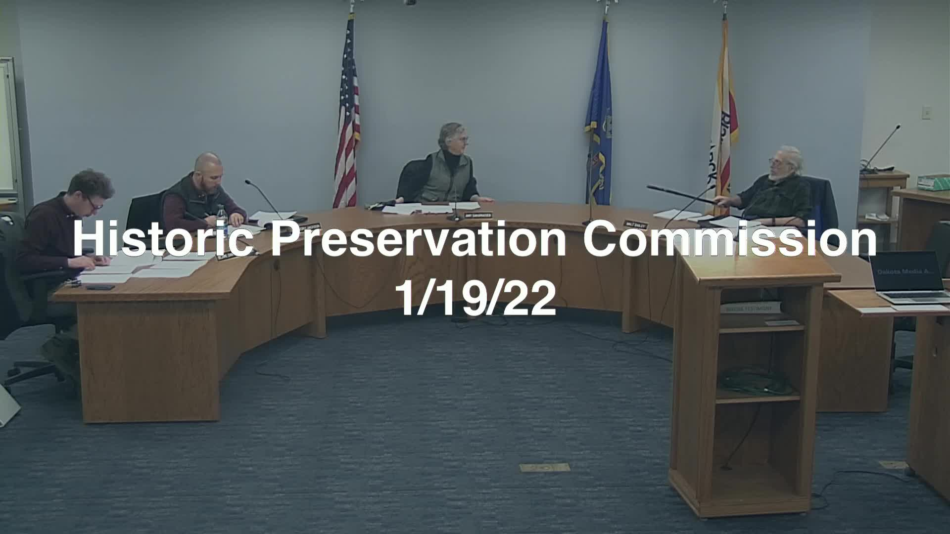 Historic Preservation Commission Replay 1/19/22