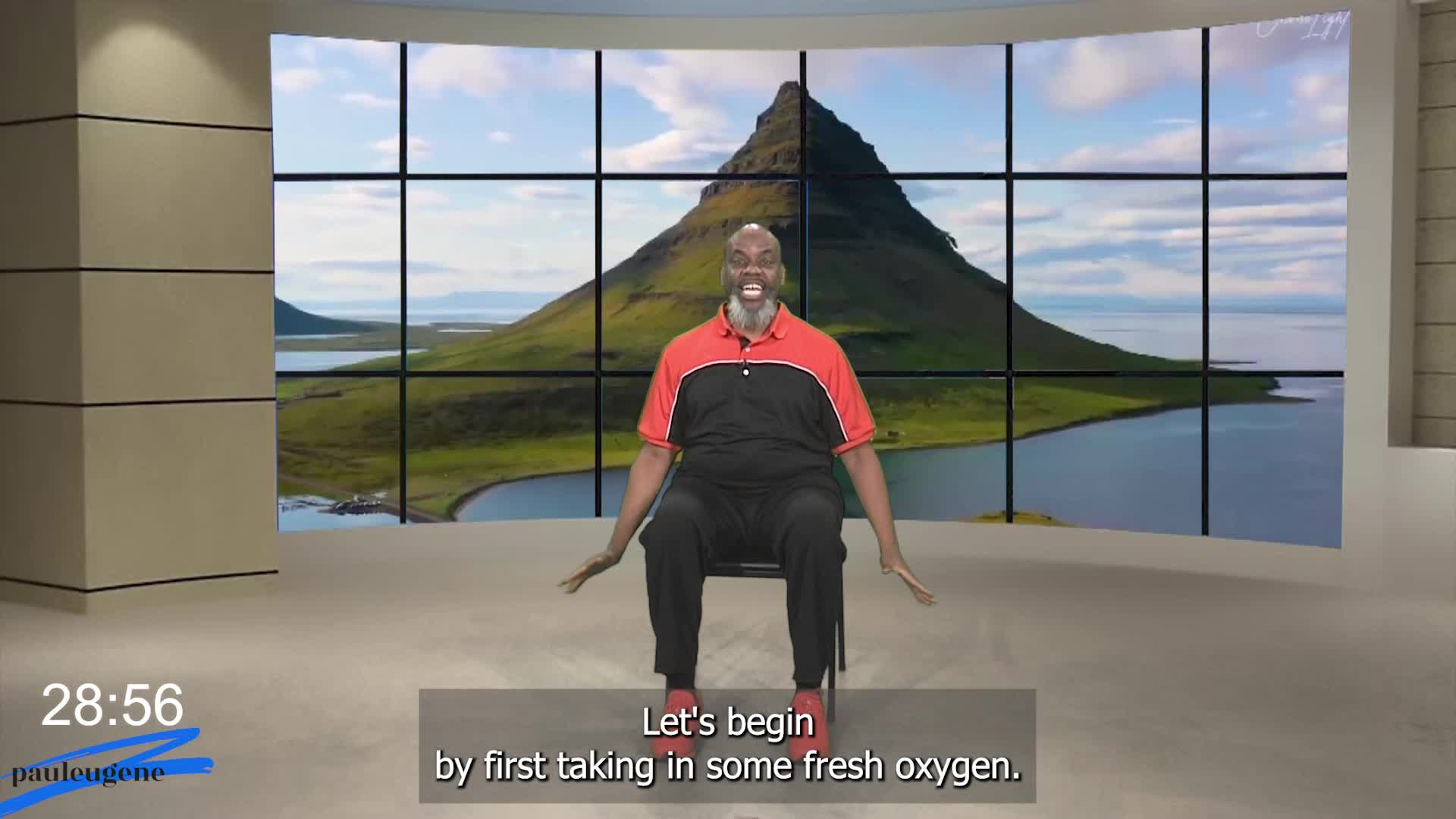 Exercising with Paul Eugene: Yoga Chair Stretch Meditations