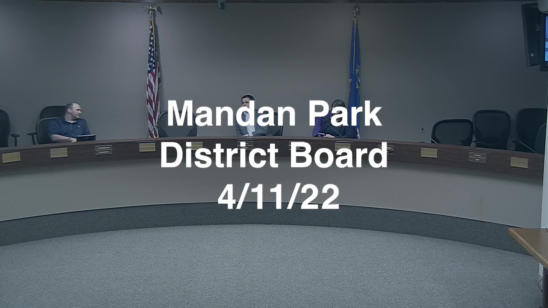  Mandan Park Board Replay 4/11/22