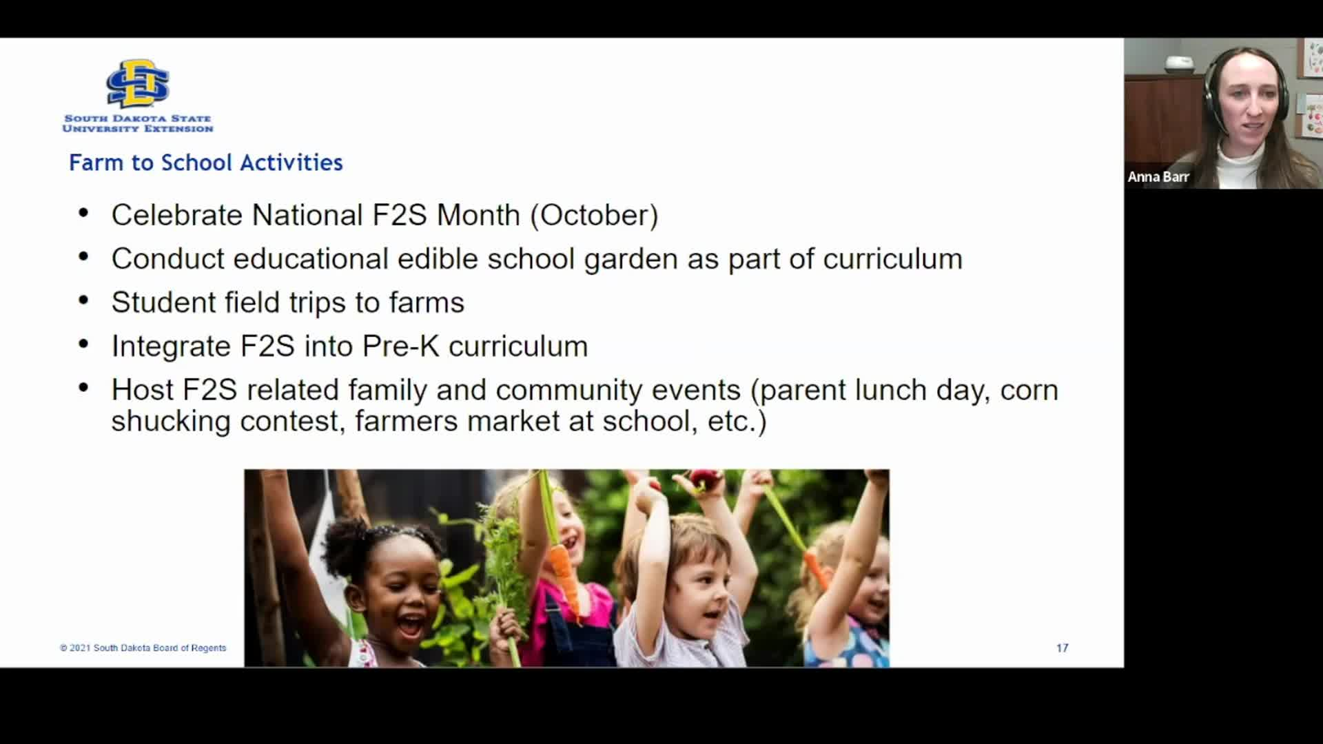 Dakota Growing - Farm to School: Getting Started & Best Practices