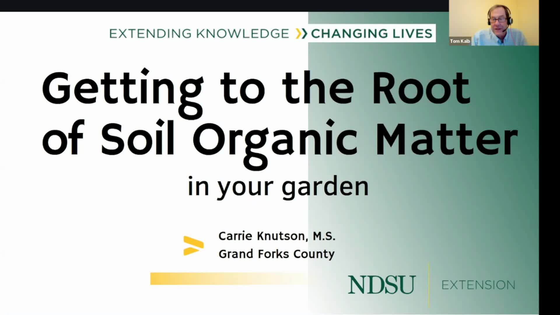 Dakota Growing - Getting to the Root of Organic Matter