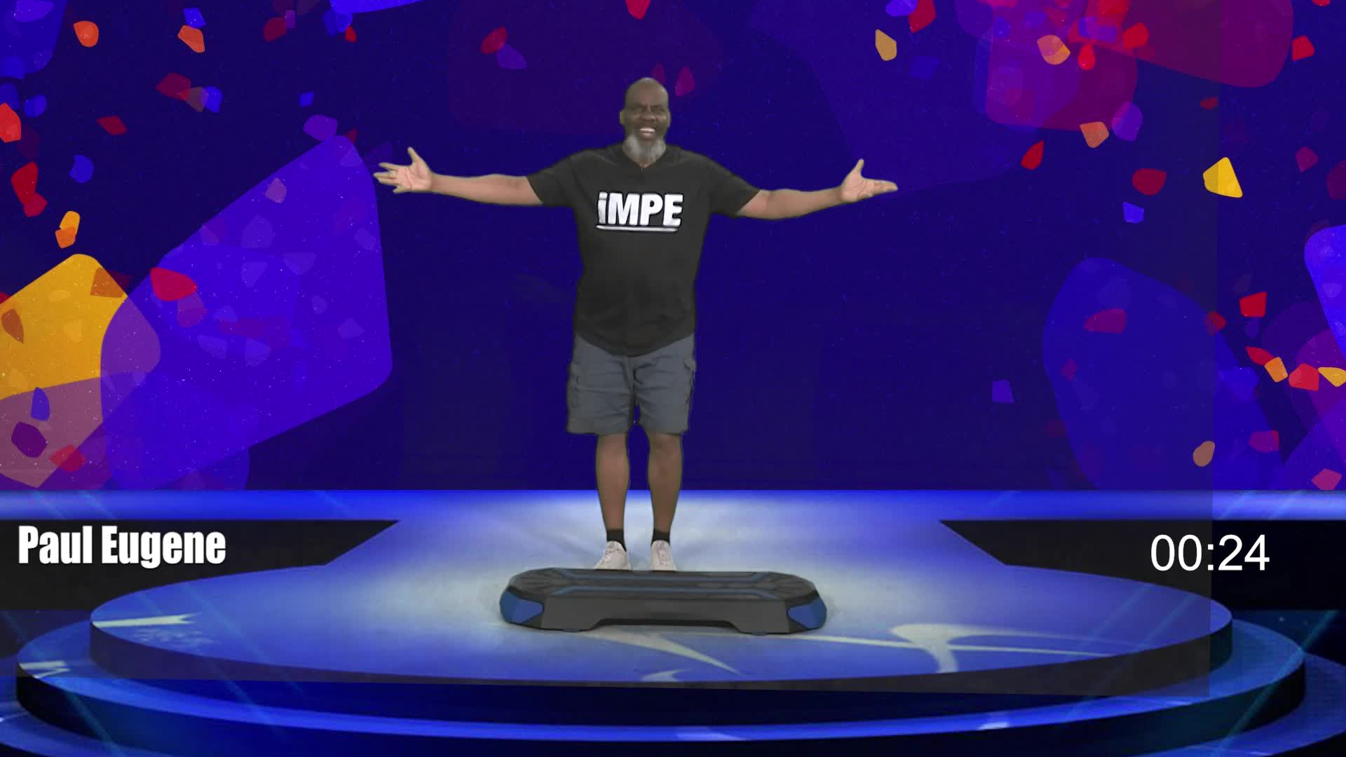 Exercising with Paul Eugene: Step Aerobics