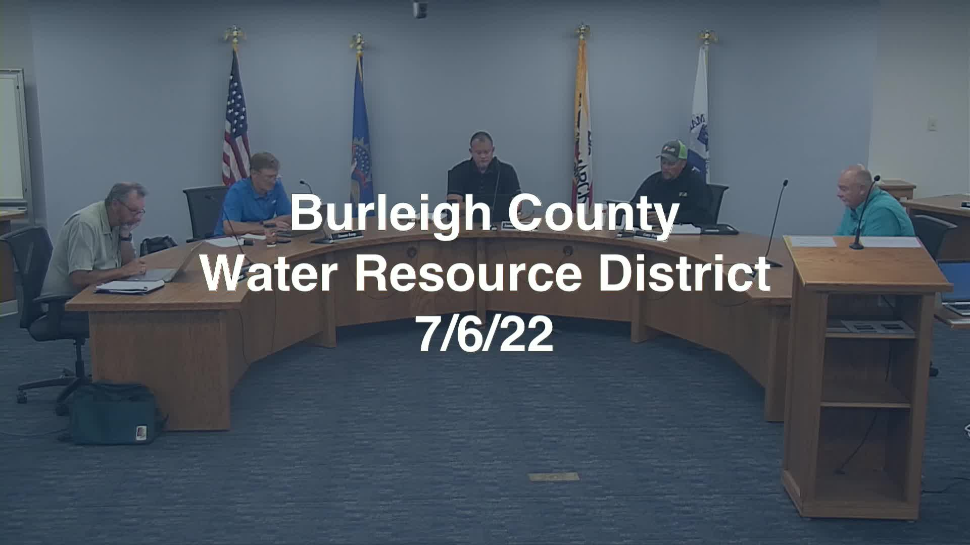 Burleigh Water Resource District Replay 7/6/22