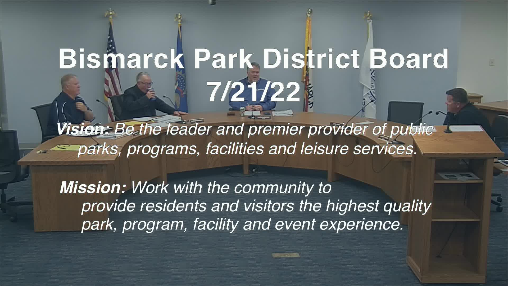 Bismarck Park Board Replay 7/21/22