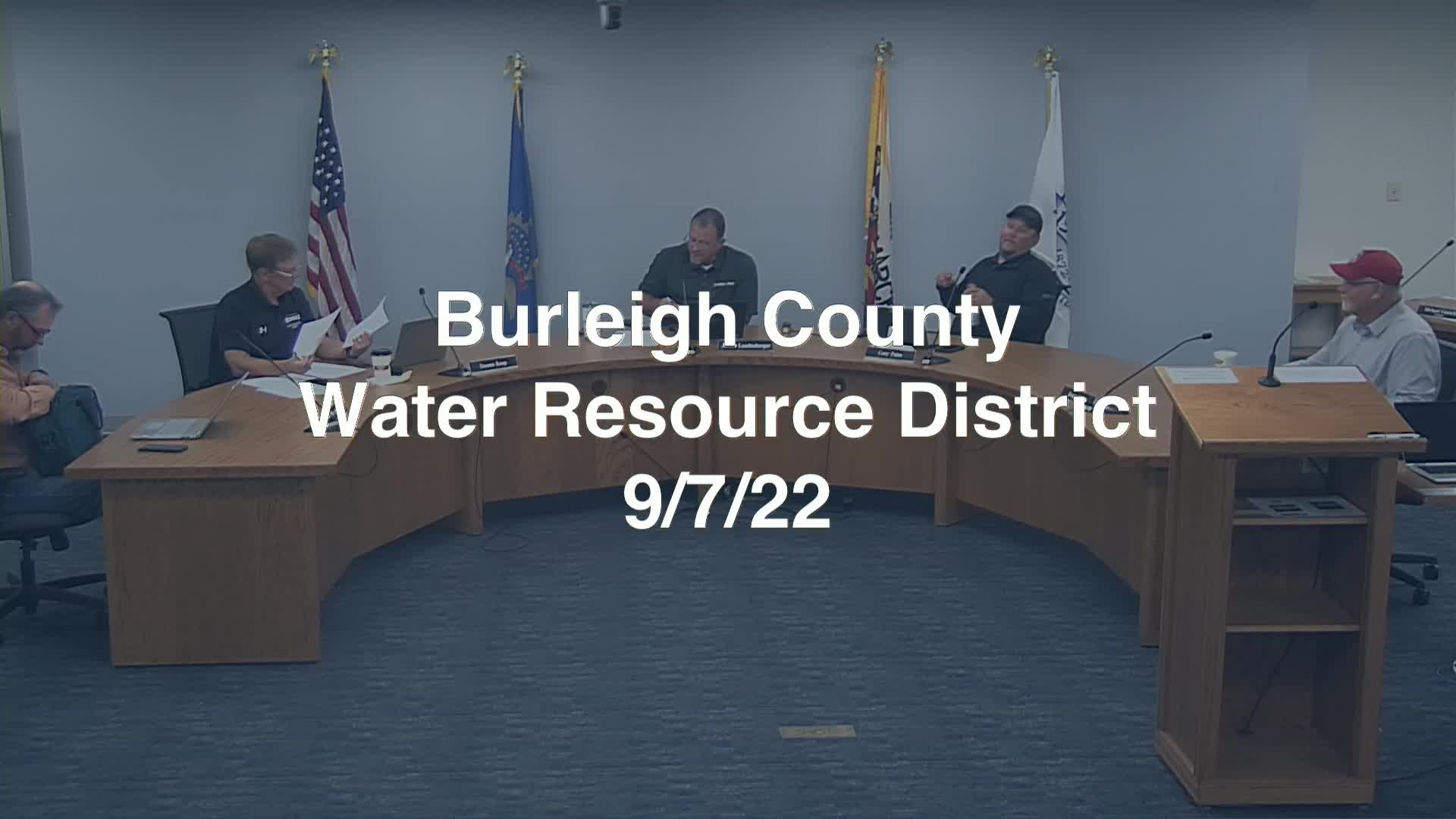 Burleigh Water Resource District Replay 9/7/22
