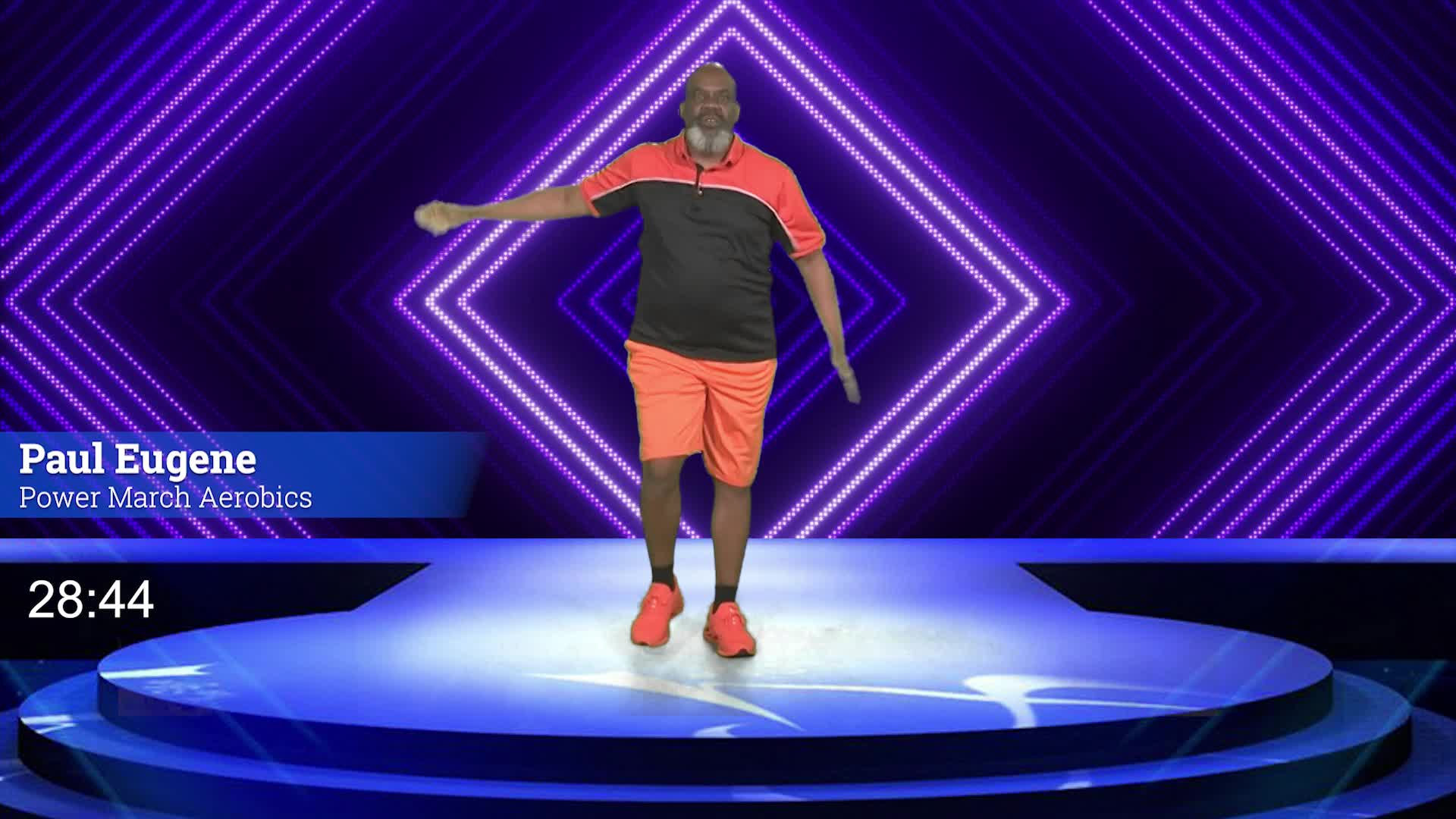 Exercising with Paul Eugene: Power March Aerobics