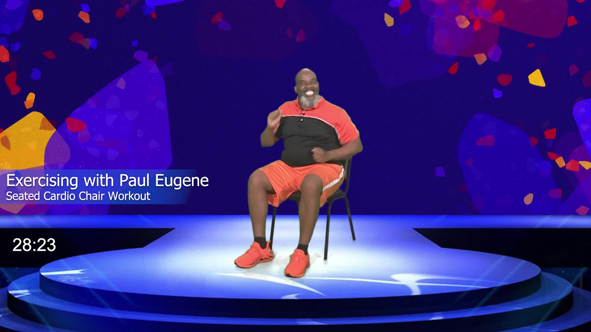 Exercising with Paul Eugene: Seated Cardio Chair Workout