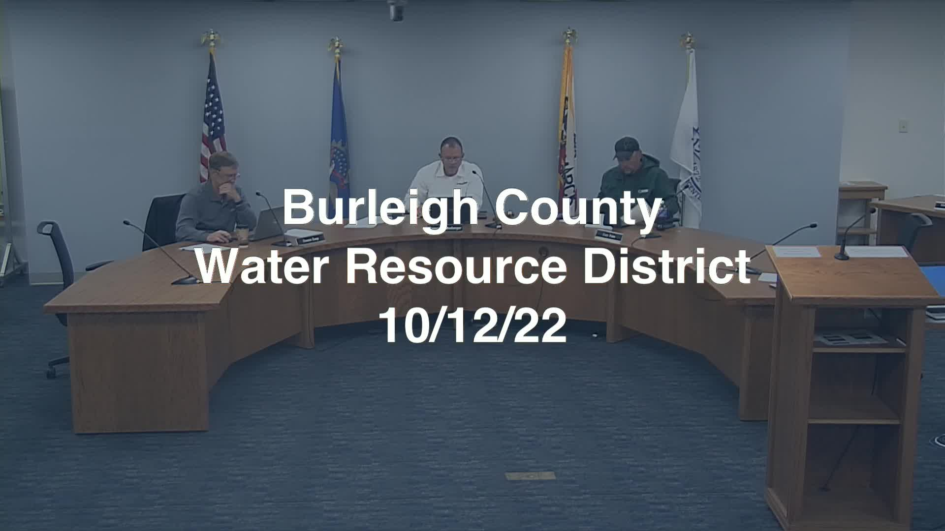 Burleigh Water Resource District Replay 10/12/22