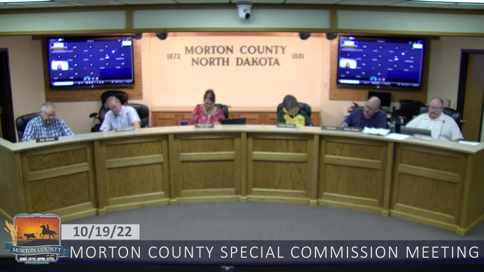 Morton Commission Special Meeting Replay 10/19/22