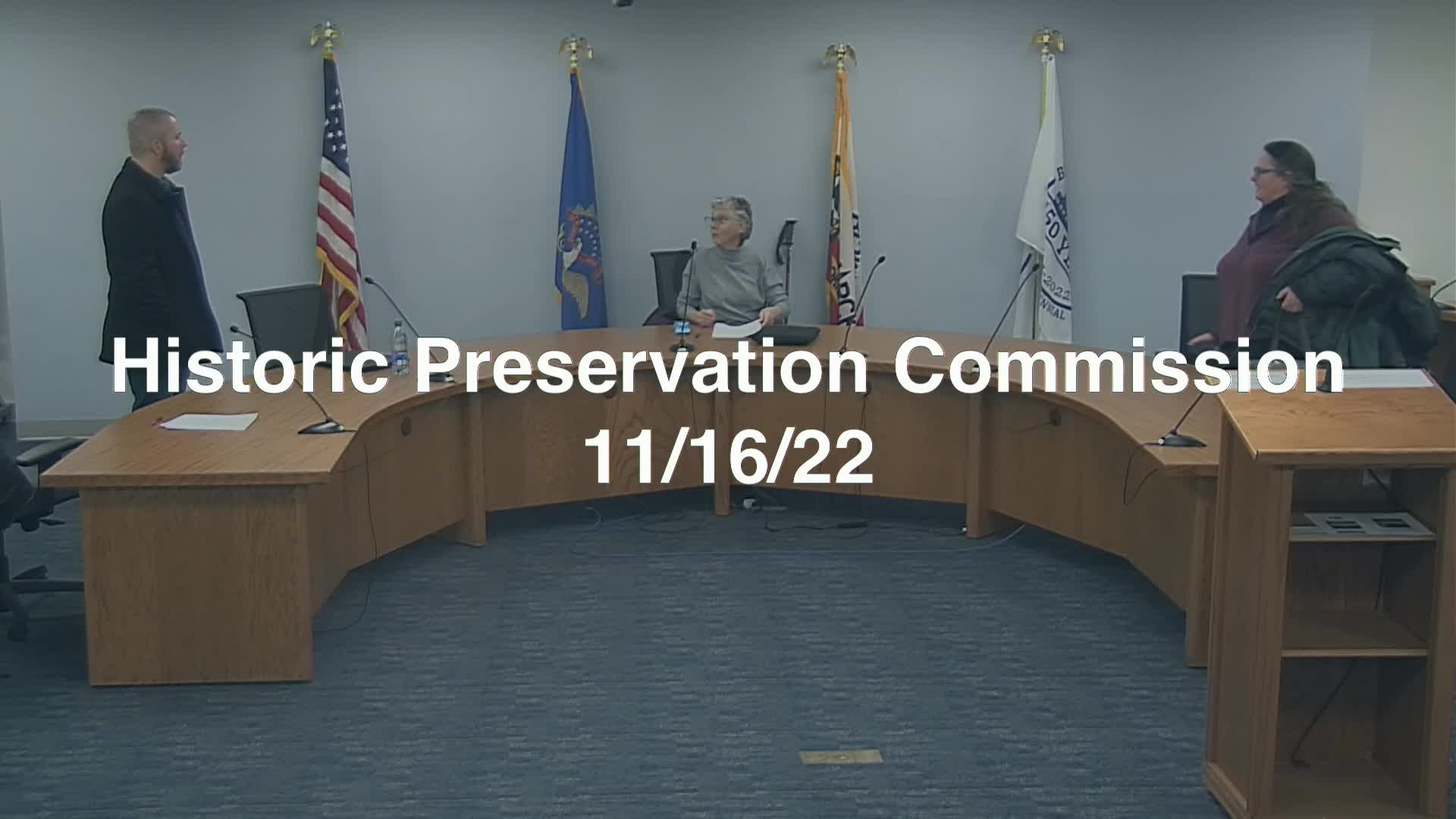 Historic Preservation Commission Replay 11/16/22
