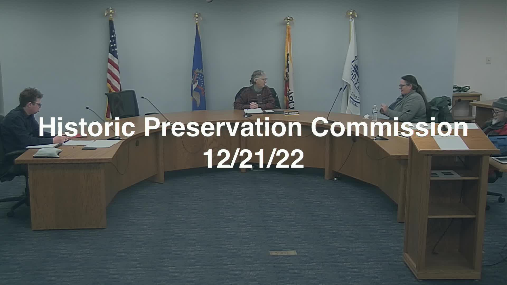 Historic Preservation Commission Replay 12/21/22